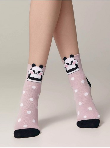 Conte 17С-183СП хлопковые носки с рисунком 365 Panda