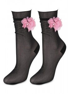 Marilyn AIR SOCKS FLOWER тонкие носочки с цветком