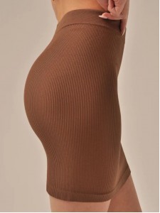 Mirey GO021 женская юбка в рубчик