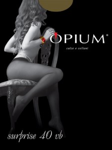 Opium Surprise 40 колготки с широким поясом регулируемым по высоте